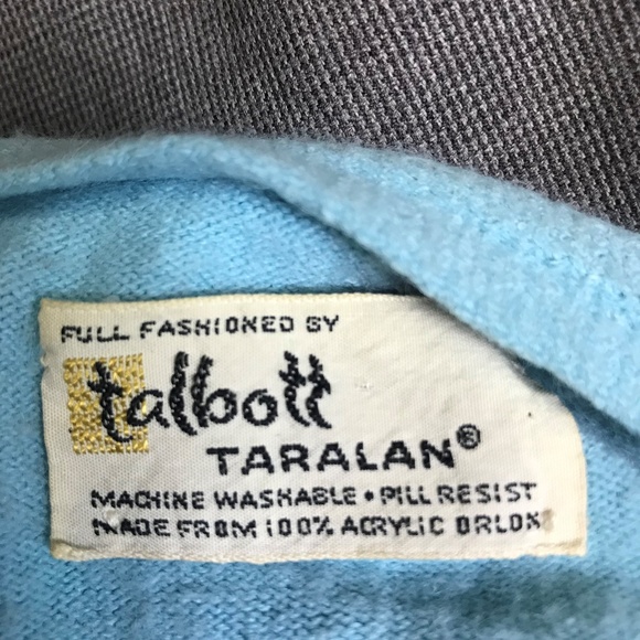 Vintage Blue  50's Talbott Cardigan GVC - Picture 5 of 6